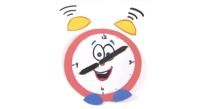 cartoon alarm clock
