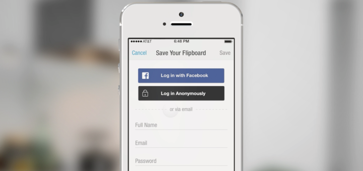 facebook annoymous login